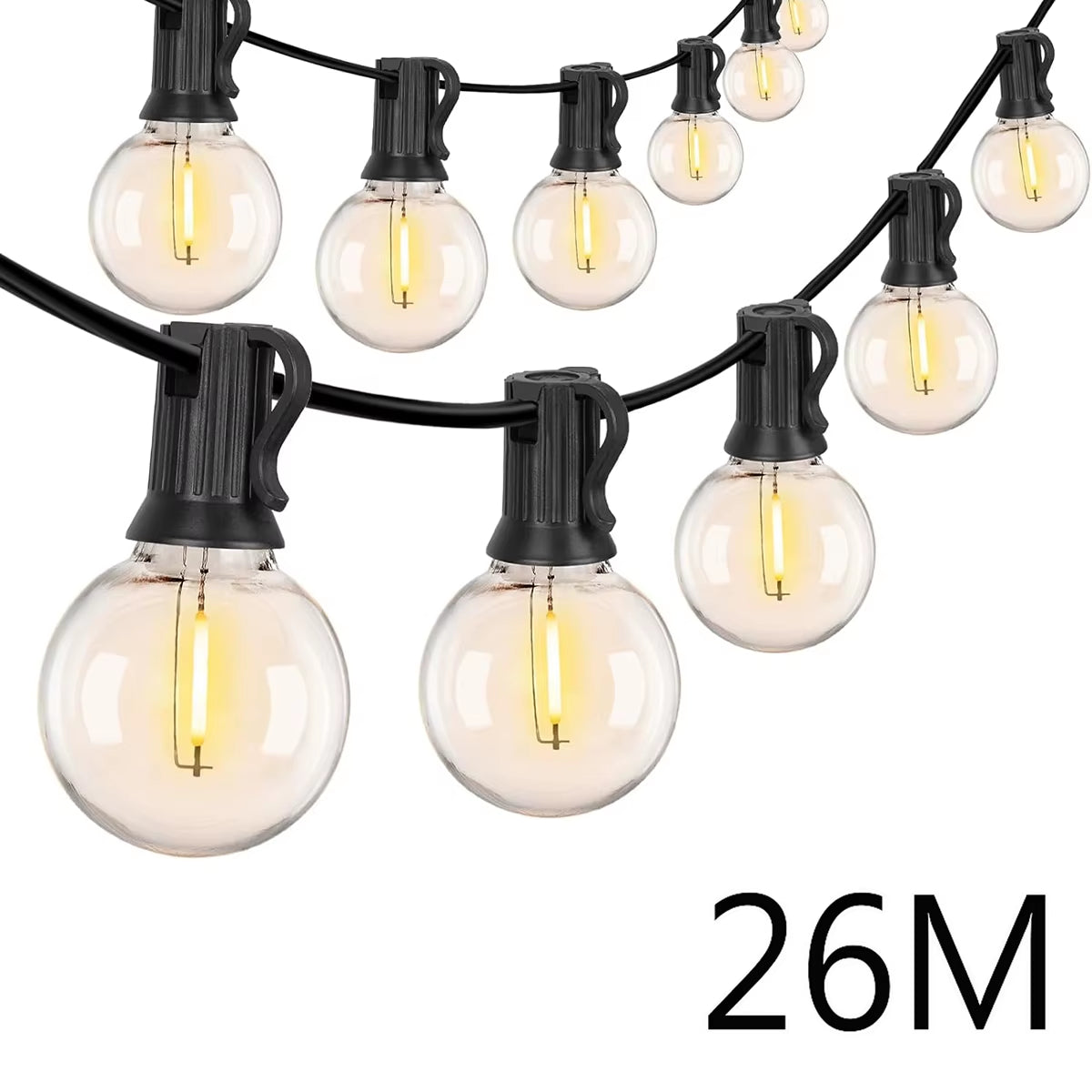 LED G40 Fairy Lights – Street, Patio & Outdoor Event Lighting