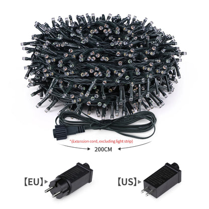 Outdoor LED String Lights – 10-100m Waterproof String Lights for Garden and Party Decorations
