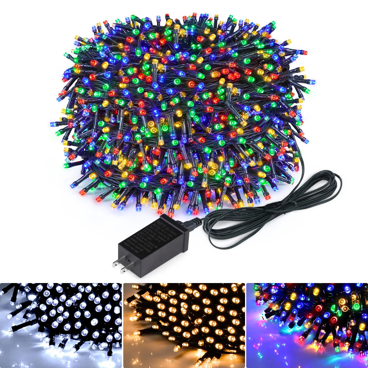 Outdoor LED String Lights – 10-100m Waterproof String Lights for Garden and Party Decorations